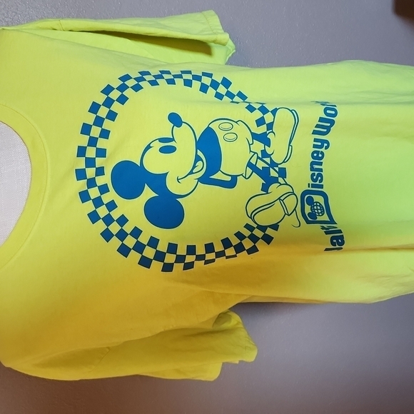 Walt Disney World Mickey Mouse neon shirt - Picture 2 of 6